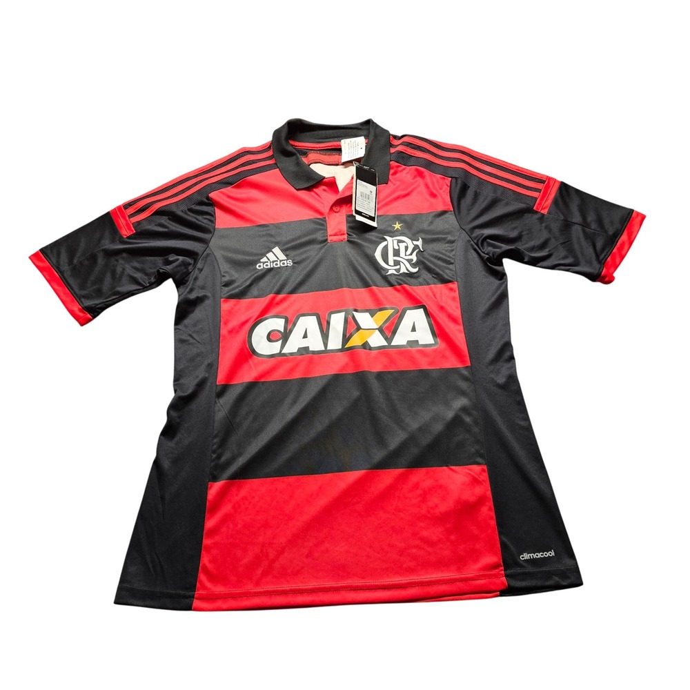 Flamengo Adidas Jersey Mens M Red Black Brazil Soccer Football M62180 New